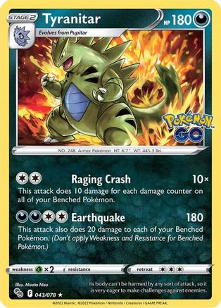 Tyranitar (PGO-043) (Holofoil)
