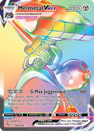 Melmetal VMAX (Secret) (PGO-080) (Holofoil)