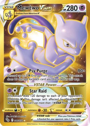 Mewtwo VSTAR (86) (Secret) (PGO-086) (Holofoil)