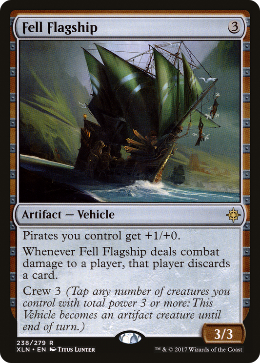 Fell Flagship (XLN-238) (Foil)