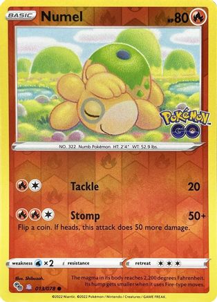 Numel (Peelable Ditto) (PGO-013) (Reverse Holofoil)