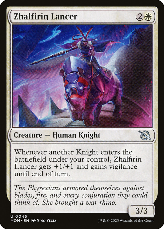 Zhalfirin Lancer (MOM-045) (Foil)