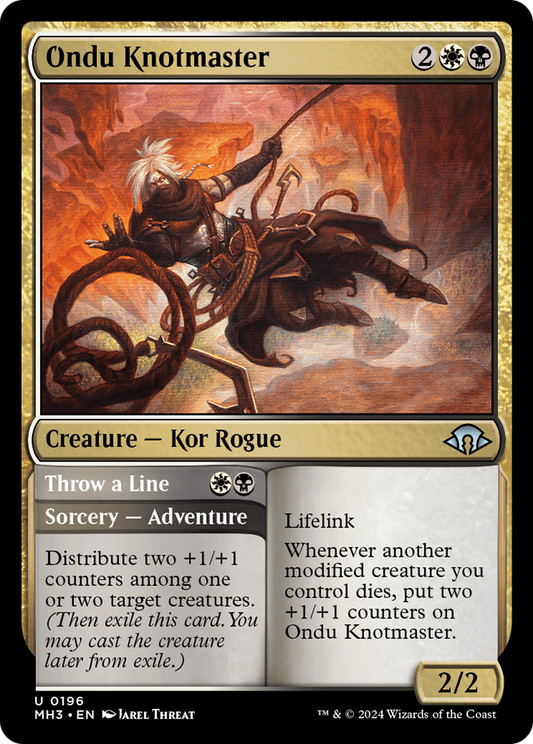Ondu Knotmaster // Throw a Line (MH3-196) (Foil)
