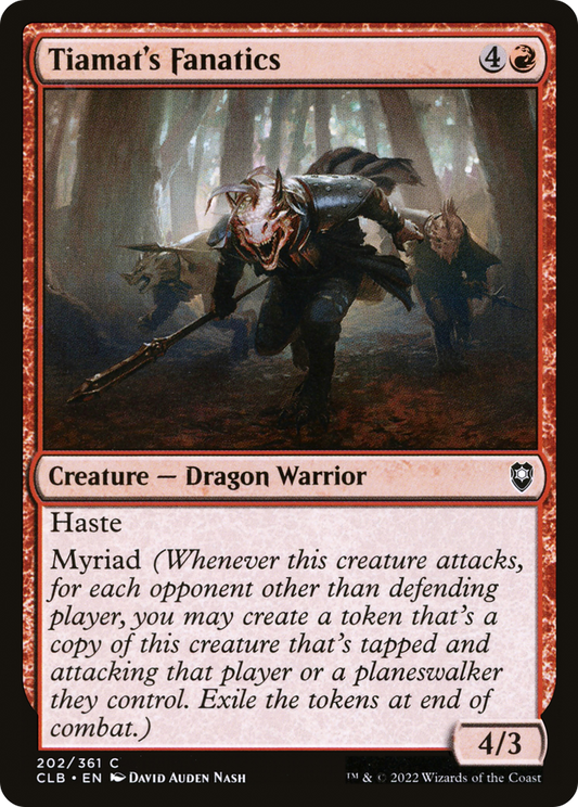 Tiamat's Fanatics (CLB-202) (Foil)