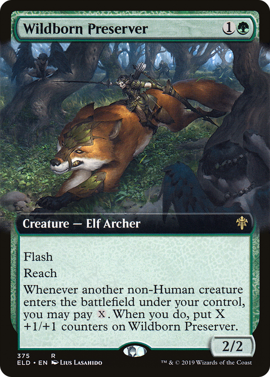 Wildborn Preserver (ELD-375) (Extended Art)