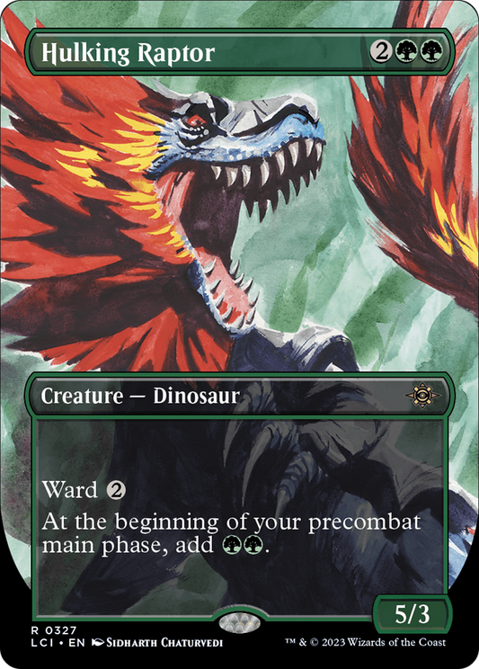 Hulking Raptor (LCI-327) (Borderless)