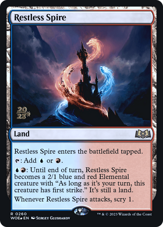 Restless Spire (PRE-260S) (Foil)