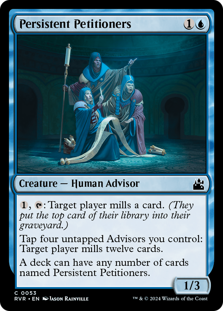 Persistent Petitioners (RVR-053)