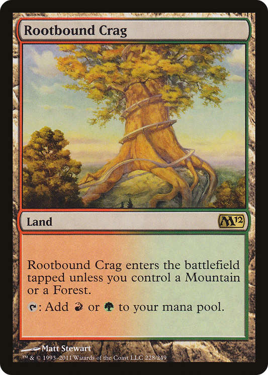 Rootbound Crag (M12-228) (Foil)