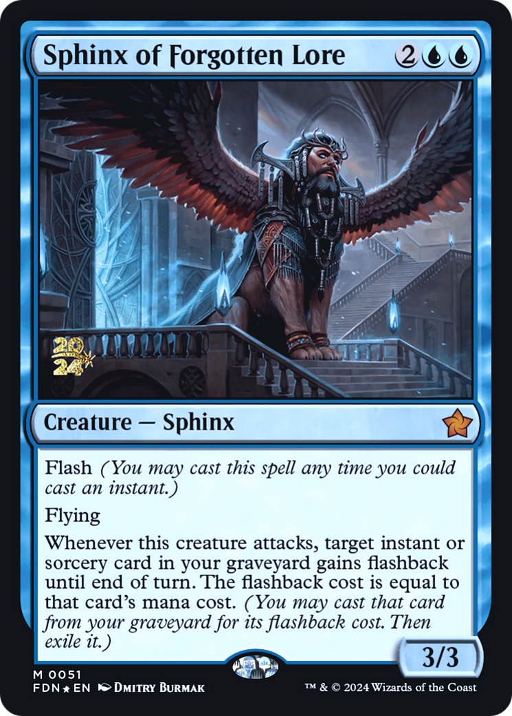 Sphinx of Forgotten Lore (PRE-51S) (Foil)