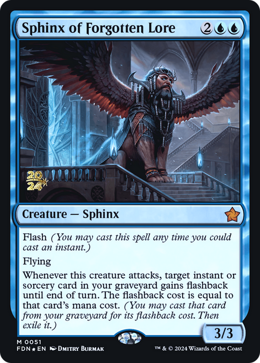 Sphinx of Forgotten Lore (PRE-51S) (Foil)