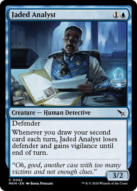 Jaded Analyst (MKM-062) (Foil)