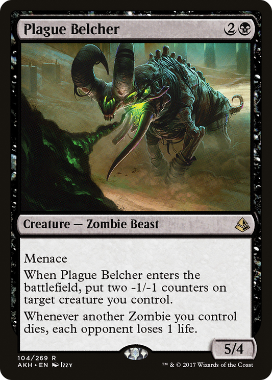 Plague Belcher (AKH-104) (Foil)