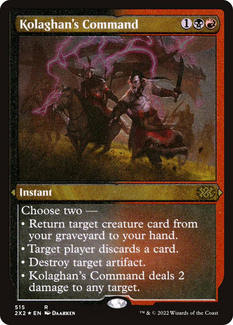 Kolaghan's Command (2X2-515) (Etched Foil)