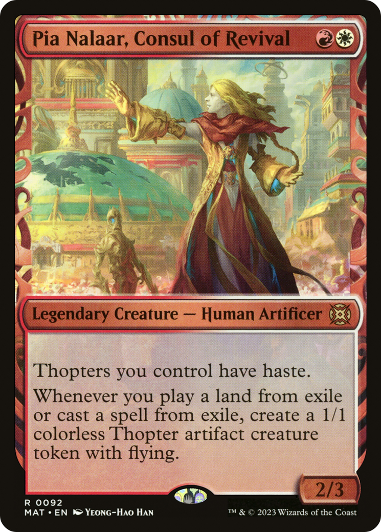 Pia Nalaar, Consul of Revival (MAT-092) (Showcase) (Foil)