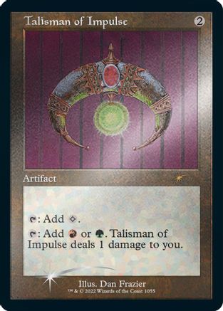 Talisman of Impulse (Retro Frame) (Foil Etched) (SLD-1055) (Foil)