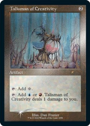 Talisman of Creativity (Retro Frame) (Foil Etched) (SLD-1058) (Foil)