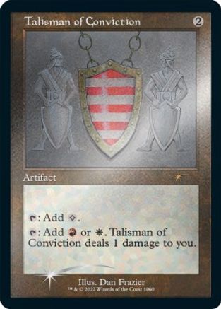 Talisman of Conviction (Retro Frame) (Foil Etched) (SLD-1060) (Foil)