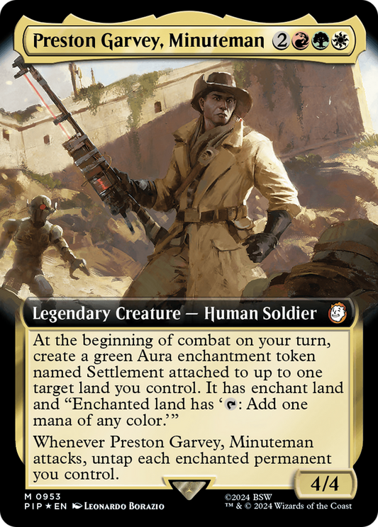 Preston Garvey, Minuteman (PIP-953) (Extended Art) (Surge Foil)