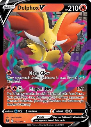 Delphox V (LOR-027) (Holofoil)