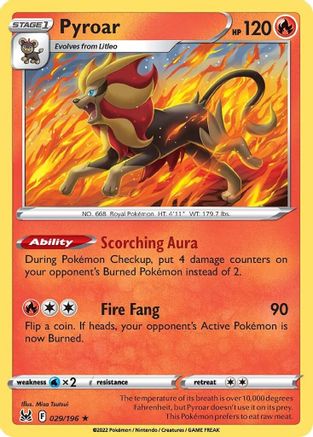 Pyroar (LOR-029) (Holofoil)