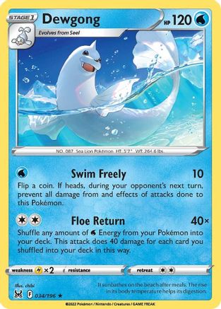 Dewgong (LOR-034)