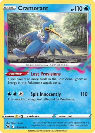 Cramorant (LOR-050) (Reverse Holofoil)