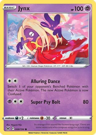 Jynx (LOR-068) (Reverse Holofoil)