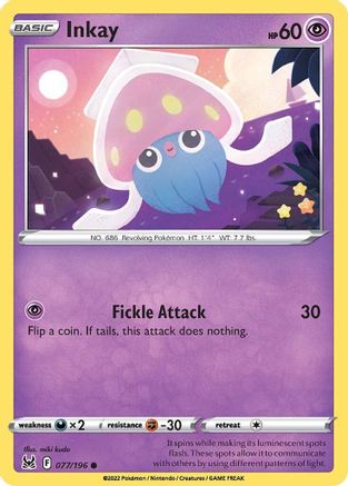 Inkay (077) (LOR-077) (Reverse Holofoil)