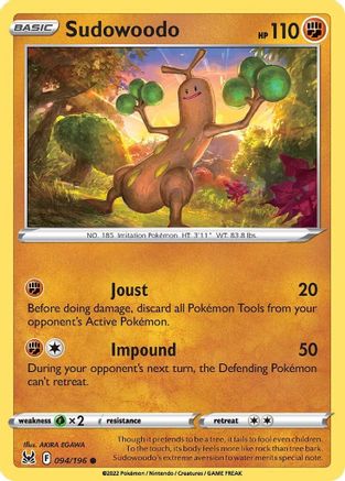 Sudowoodo (LOR-094) (Reverse Holofoil)