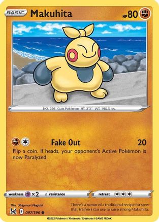 Makuhita (LOR-097) (Reverse Holofoil)