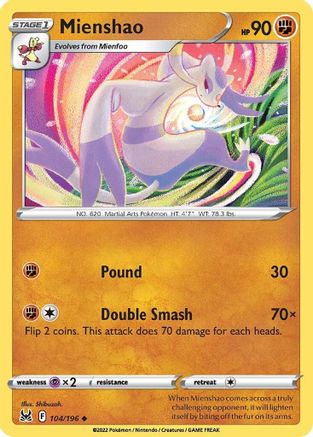 Mienshao (LOR-104) (Reverse Holofoil)