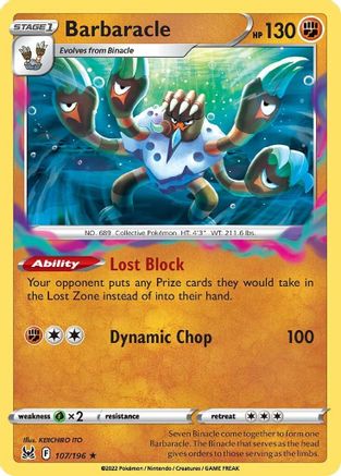 Barbaracle (LOR-107) (Holofoil)