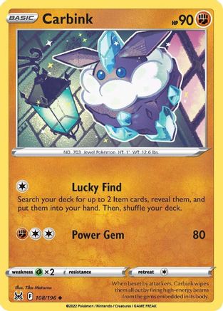 Carbink (LOR-108) (Reverse Holofoil)