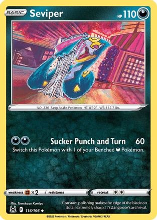 Seviper (LOR-116) (Reverse Holofoil)