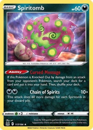 Spiritomb (LOR-117) (Reverse Holofoil)