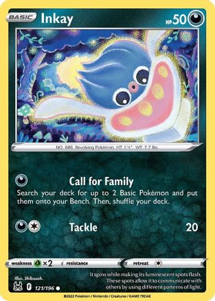 Inkay (121) (LOR-121) (Reverse Holofoil)