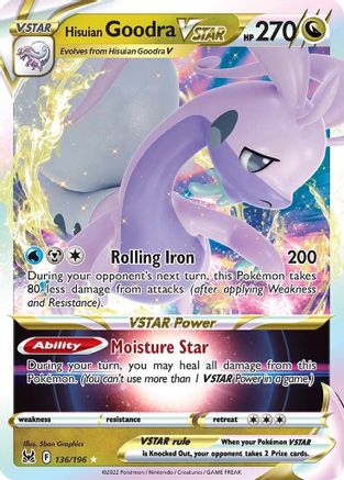 Hisuian Goodra VSTAR (LOR-136) (Holofoil)