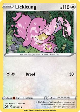Lickitung (LOR-138) (Reverse Holofoil)