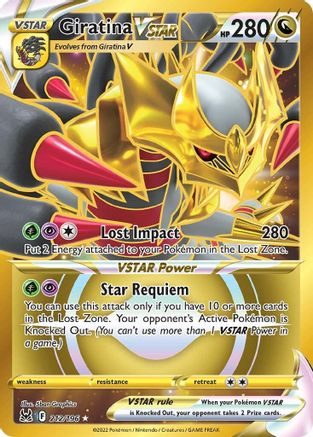 Giratina VSTAR (212) (Secret) (LOR-212) (Holofoil)