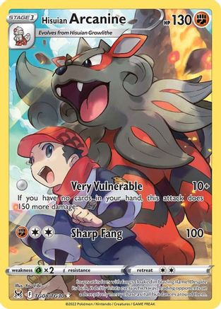 Hisuian Arcanine (LOR: TG-TG08) (Holofoil)