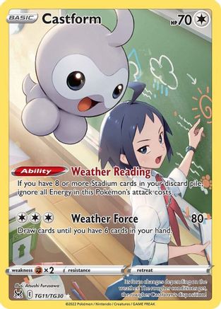 Castform (LOR: TG-TG11) (Holofoil)