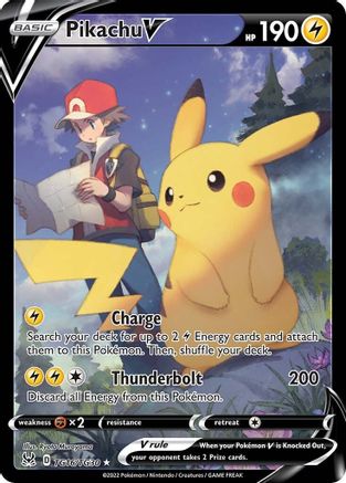 Pikachu V (LOR: TG-TG16) (Holofoil)