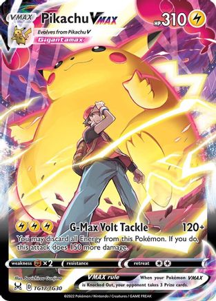 Pikachu VMAX (LOR: TG-TG17) (Holofoil)