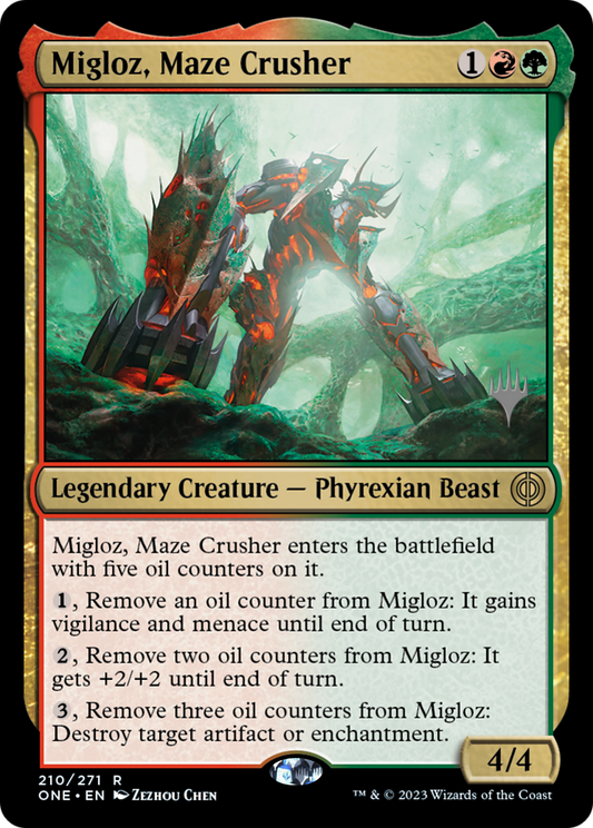 Migloz, Maze Crusher (PPONE-210P) (Foil)