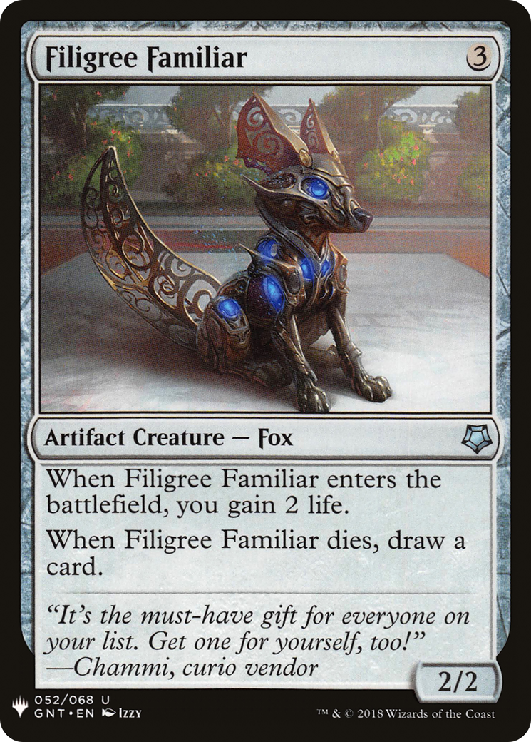 Filigree Familiar (LIST-GNT-52)