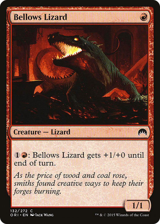 Bellows Lizard (ORI-132) (Foil)
