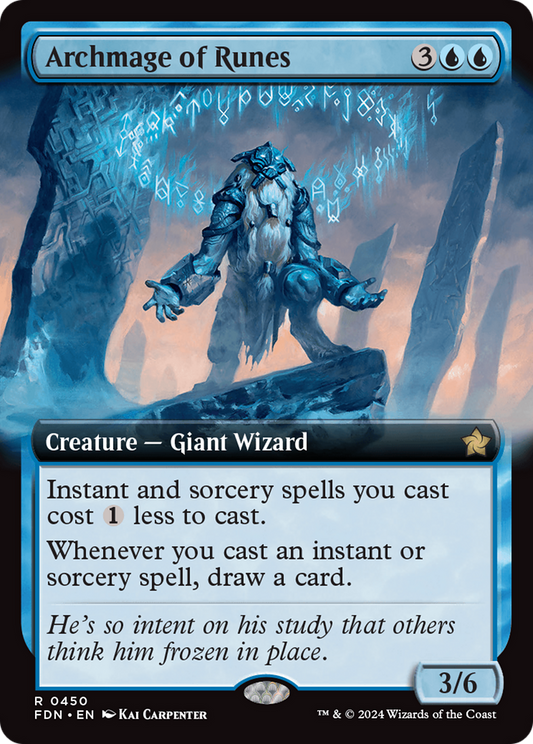 Archmage of Runes (FDN-450) (Extended Art)