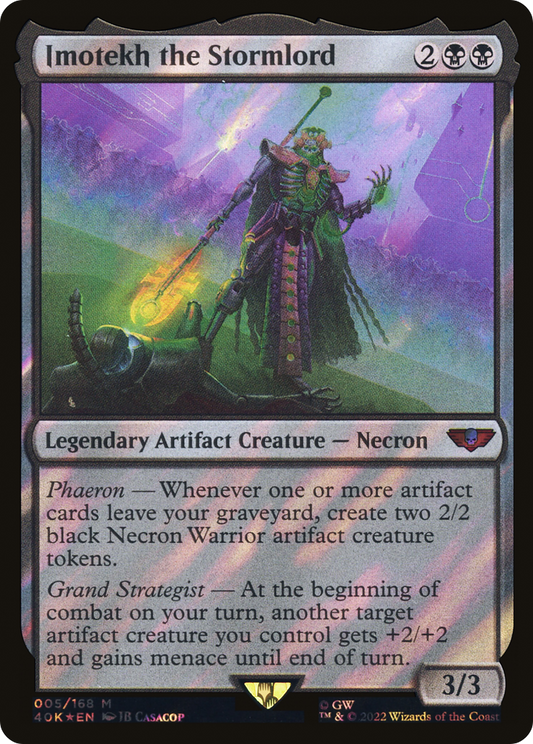 Imotekh the Stormlord (40K-005) (Surge Foil)