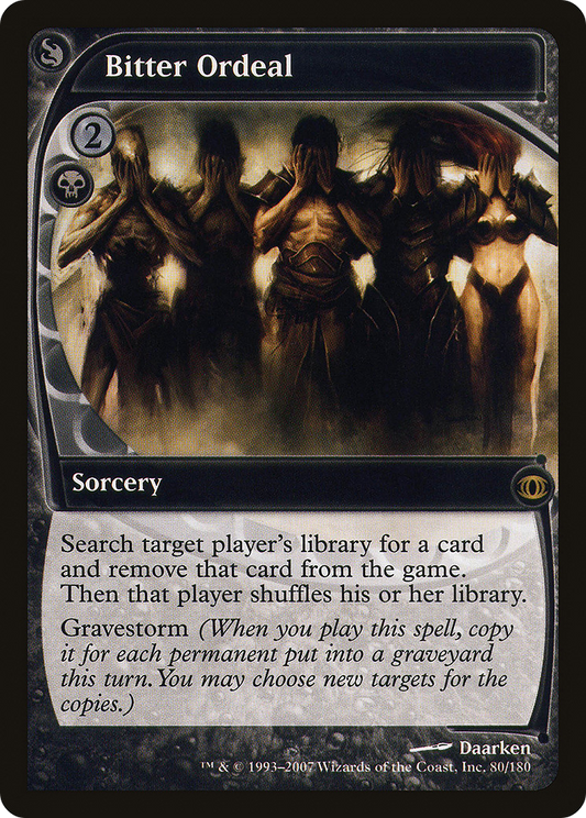 Bitter Ordeal (FUT-080) (Foil)